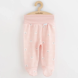 New Baby Classic II klasszikus babanadrág (félrugdalózó) macis mintával, fehér, 80-as méret
