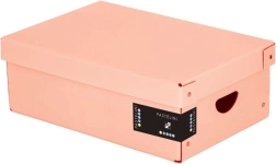 PASTELINI laminált tárolódoboz, kicsi, barackszínű