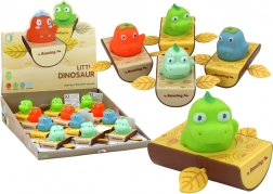 Felhúzható fürdőjáték – dinoszaurusz a csónakban