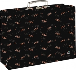 Szögletes laminált bőrönd gyerekeknek A4