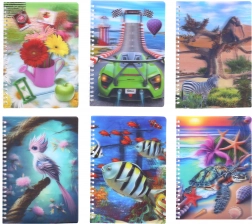 Spirálfüzet A5, vonalas, 80 oldal