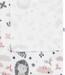 Vízálló flanel alátét NEW BABY, állatkák