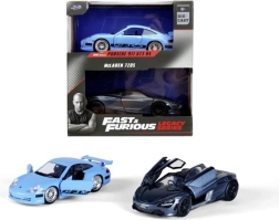 Halálos iramban Twin Pack: Brian Porsche 996 GT3 RS-e és Shaw McLaren 720S-e, 1:32