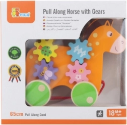 Fa húzó lovacska fogaskerekekkel