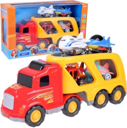 Nagy vontató – autószállító repülőkkel és helikopterrel, hangokkal