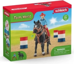 Cowgirl és hordós verseny Farm World