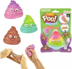 Rugalmas antistressz gyurmagyurma, 7 cm, különböző színekben