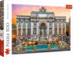 Trefl 500 darabos puzzle – Trevi-kút, Róma