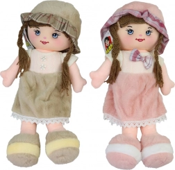 Szövetbabák virággal 40 cm