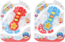 Gyerek elemes fény- és hanggitár