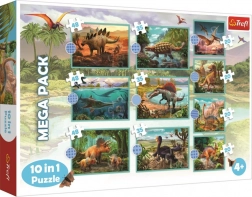 Puzzle 10 az 1-ben – dinoszauruszok