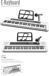 Elektronikus orgona 61 billentyűvel