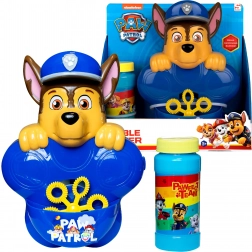 PAW PATROL Chase buborékfújó folyadékkal, 100 ml