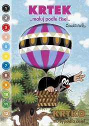 Kifestő A5 Kisvakond – színezz számok szerint