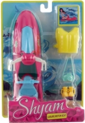 Víziszkúter babáknak – készlet mellénnyel és kiegészítőkkel