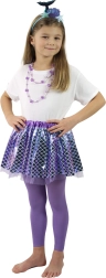 Gyermek sellő jelmez szoknyával és fejpánttal