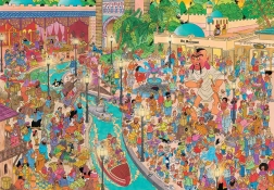 JUMBO puzzle Jan van Haasteren – Fata Morgana az Eftelingben, 5000 darab