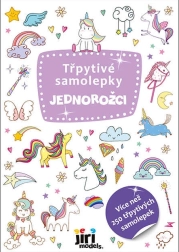 Csillámos egyszarvú matricák