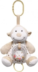 Zenélő plüss majmocska 18 cm