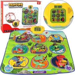 dínós zenés pad – táncos és ügyességi játék woopie