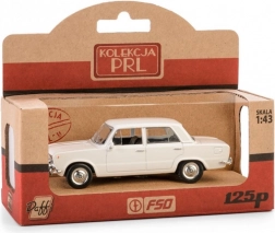 PRL FIAT 125p fehér modellautó 1:43