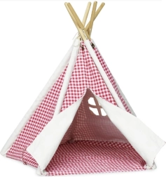 Mini tipi babáknak – kockás