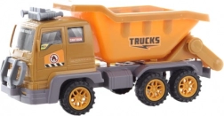 Műanyag lendkerekes billenőplatós teherautó