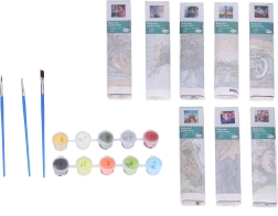 Kreatív számfestő készlet - mix 30x40 cm