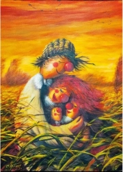 Puzzle madárijesztő család 1000 darab MAGNOLIA