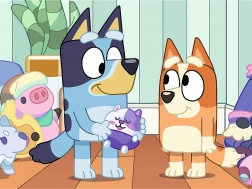 Puzzle Trefl Bluey motívummal, 30 darab