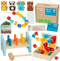 Montessori Oktató Doboz Gyerekeknek 19-21 hónapos korig - TOOKY TOY