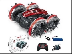 RC amfibiás autó kézmozdulat‑vezérléssel és 2 akkumulátorral