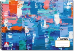 A4-es vázlatfüzet spirálkötéssel olajfestéshez