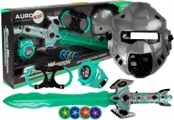 Űrjáték készlet Fénykard Maszk Bilincs