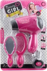 Gyermek fodrászkészlet akkumulátoros hajszárítóval