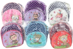 Gyermek táska állatmintával, két zsebbel