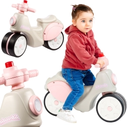 FALK gyermek futóbicikli Strada Retro lányoknak, csendes kerekekkel, 1 éves kortól