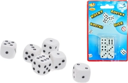 Játék kockák 16 mm – 6 darabos készlet
