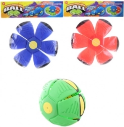 Fényes labdává alakuló dobókorong