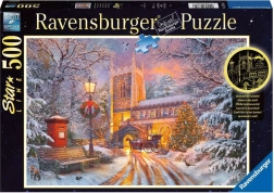 Ravensburger világító puzzle Karácsonyi csendélet 500 darab