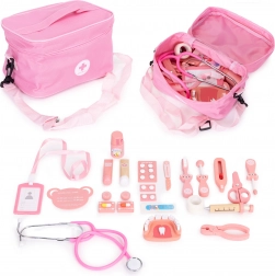 Fa orvosi készlet táskával gyerekeknek, 24 darabos – ECOTOYS