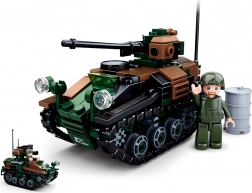 Sluban Model Bricks kis Wiesel tank 2 az 1-ben építőkészlet