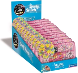 Crazy Chic üzenetgyár – kreatív karkötőkészítő készlet CLEMENTONI