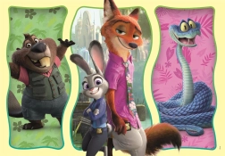 CLEMENTONI Zootropolis puzzle, 104 darab