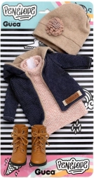 Guca Penelope – babaruha 34 cm-es babához fűzős cipőcskékkel