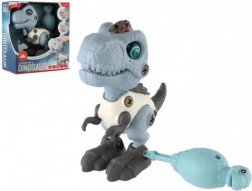 Csavarozható dinoszaurusz fénnyel és hanggal, 12 cm