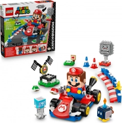 LEGO Super Mario Mario Kart – interaktív Mario figura és standard gokart