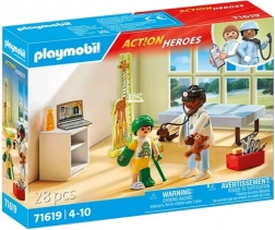 Pediáter figurák szett plüss macival