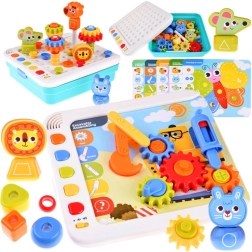 Interaktív Montessori tanulópanel – érzelmek, számok és formák