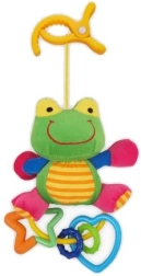 BABY MIX csörgős plüss béka